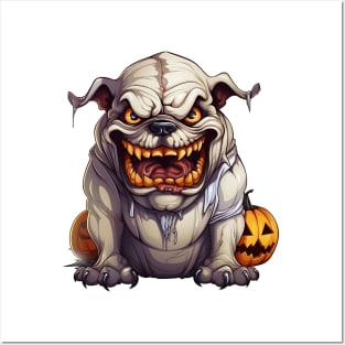 Halloween Bulldog #2 Posters and Art